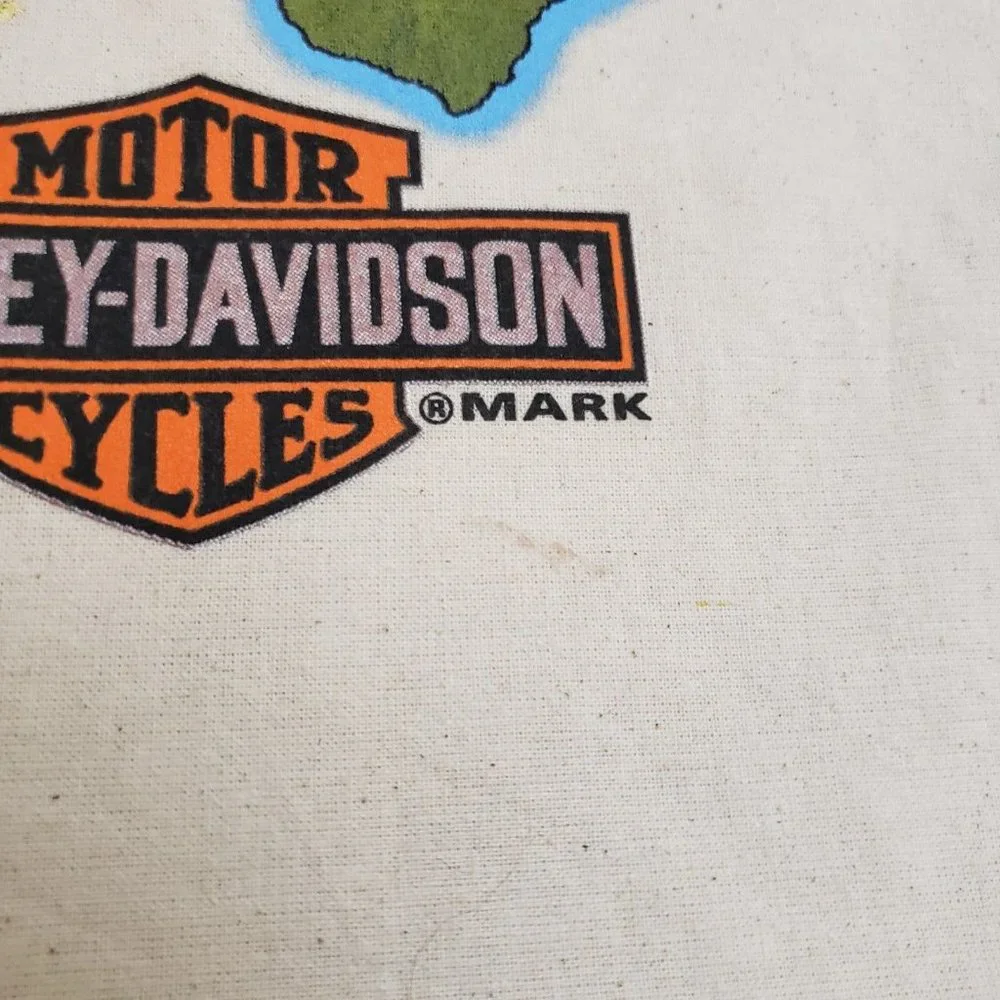 Harley Davidson 2012 canvas tote Hawaii - Picture 6 of 11